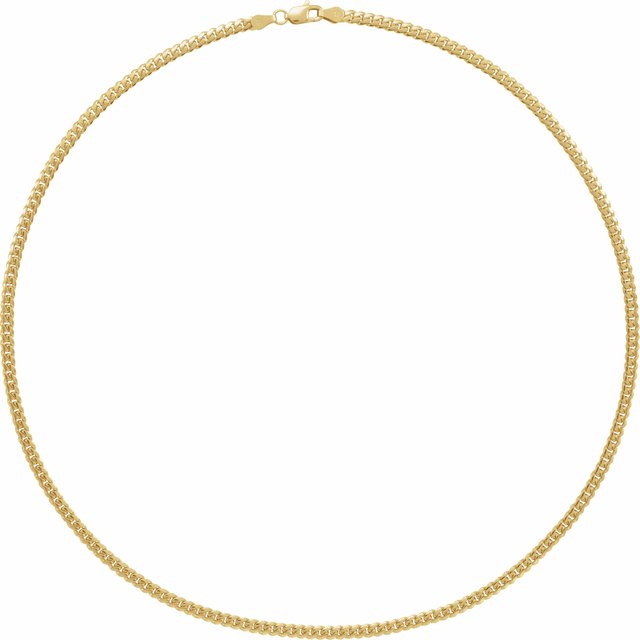 5.5mm Miami Cuban Link in 14k Yellow Gold