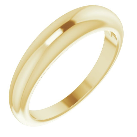 Petite Dome Ring Ring in 14k Yellow Gold