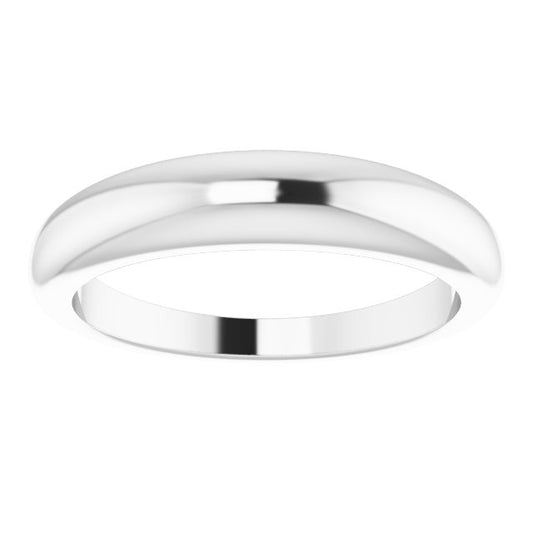 Petite Dome Ring Ring in 14k White Gold