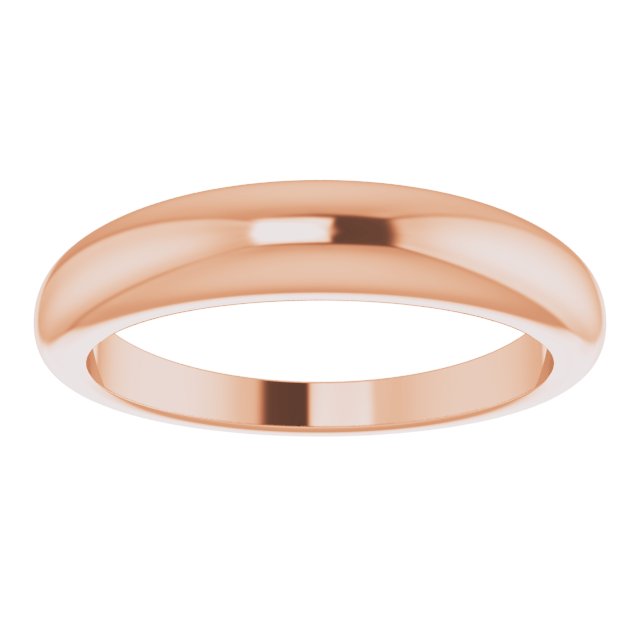 Petite Dome Ring Ring in 14k Rose Gold