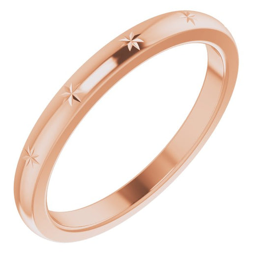 Starburst Ring in 18k Rose Gold